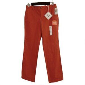 Dockers Slimming Rust Red Khaki Pants Sz 10 NWT